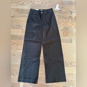 Anthropologie Colettes NWT Black Wide-Leg Pants